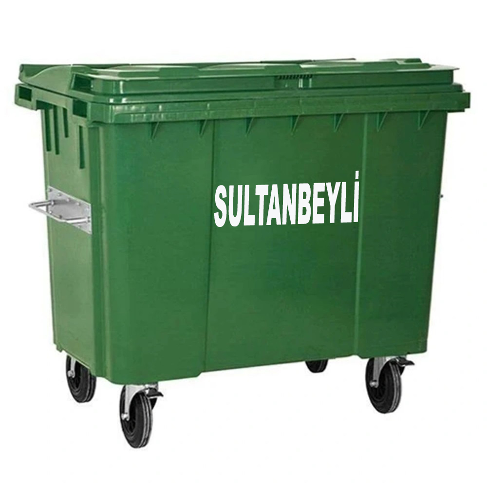 Sultanbeyli 1100 Litre Plastik Çöp Konteyneri