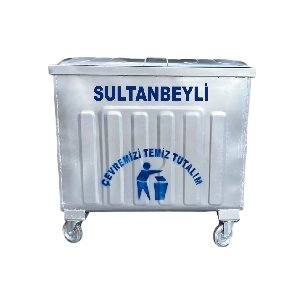 Sultanbeyli 800 Litre Metal Çöp Konteyneri